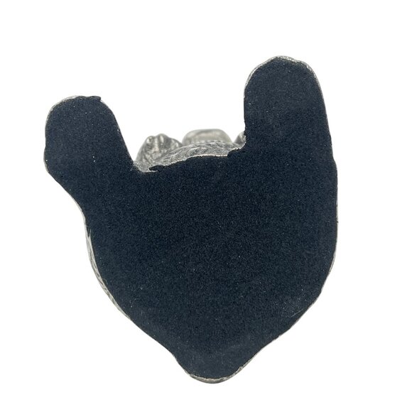 Silver Tone Metal Rabbit Bunny Figure Sitting Décor Garden Statue 12" Tall NWT - Picture 6 of 13